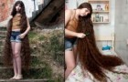 12 տարեկան Նատաշան արդեն հոգնել է խնամել իր 1, 6 մետրանոց մազերը: