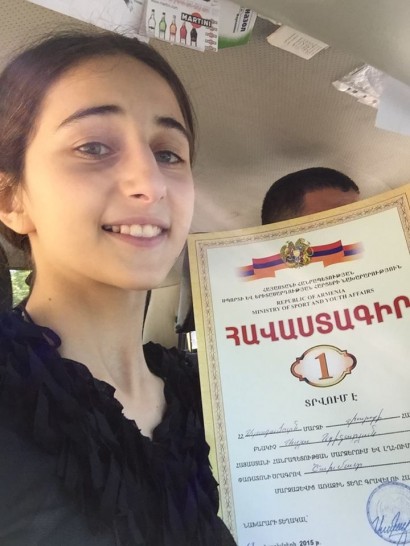 Ասյա Եդիգարյան 12 ամյա շախմատիստուհի
