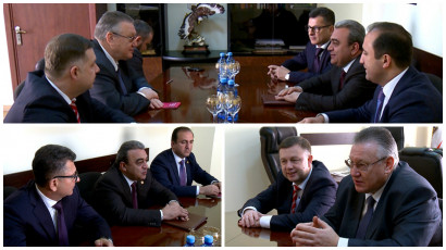 Заместитель мэра Еревана Давид Оганян встретился с вице-губернатором Санкт-Петербурга Сергеем Мовчаном