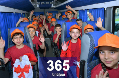 365 երեխաներ մեկնել են մարզաառողջարանային ճամբարներ
