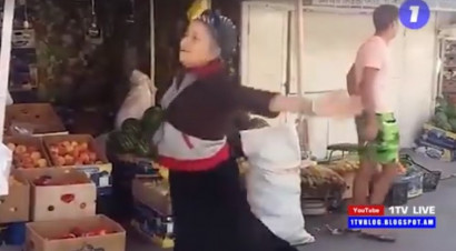 Շուկայում հայ տատիկի անմոռաց պարը համացանցի հիթ է դարձել