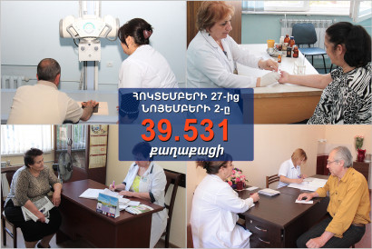 Համաբուժարանային բուժհաստատություններ է այցելել 39.531 քաղաքացի