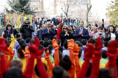 Երևանի հ. 114 մանկապարտեզը հիմնանորոգումից հետո իր դռներն է բացել շուրջ 350 սաների առջև