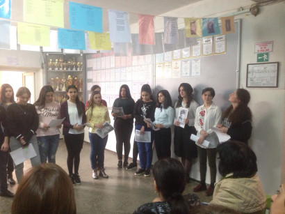 Պոեզիայի միջազգային օրը Վանաձորի Գրիբոյեդովի անվան N11 ավագ դպրոցում