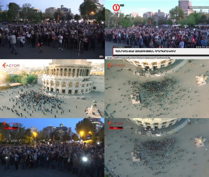#armenian_info_resistance - Закулисье визуального трюка многочисленности митинга
