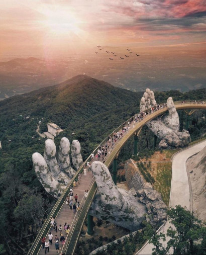 Во Вьетнаме открыли умопомрачительный мост, который построили на деньги США Ирина Бадешко около 22 часов назад ПОДЕЛИТЬСЯ