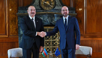 В Праге началась встреча Ильхама Алиева с президентом Совета Европейского Союза