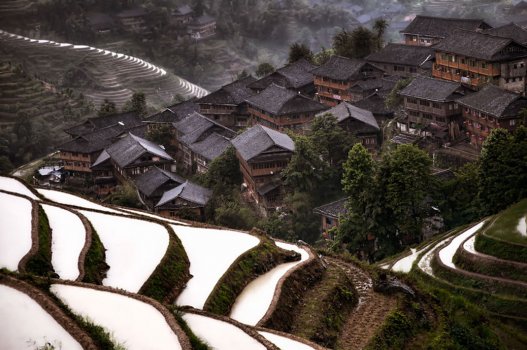 Լեռնային գյուղ Չինաստանում