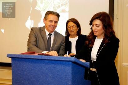 Un mémorandum de coopération a été signé entre la Mairie d'Erevan et l'Office de Tourisme et des Congrès de Marseille