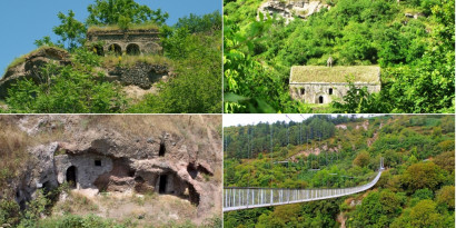 Tour to Khndzoresk Caves and Khndzoresk Devil's Bridge