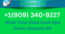 When Do Cash App Direct Deposits Hit