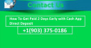 How To Get Paid 2 Days Early with Cash App Direct Deposit