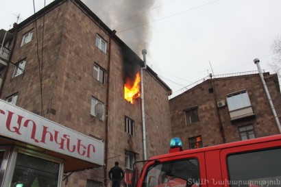 Հրդեհ Կոմիտասի պողոտայում. Բնակարանն ամբողջությամբ այրվել է...