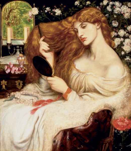 «Леди Лилит», Д. Г. Россетти. 1868 г., Делавэрский художественный музей, Делавэр