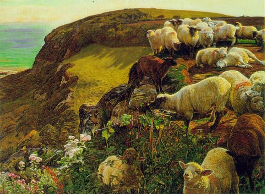 «Английские берега», У. Х. Хант 1852 г., галерея Тейт, Лондон